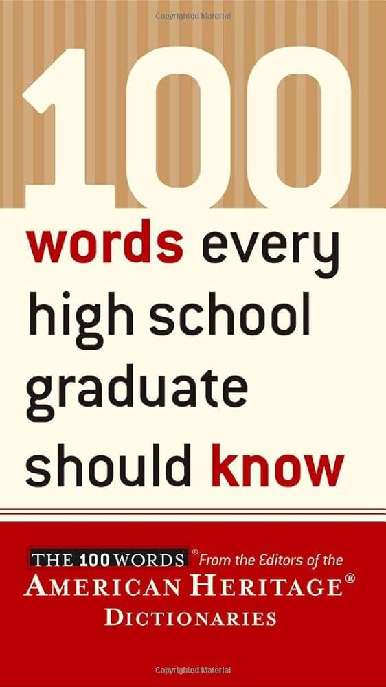 100 words every high school graduate should know