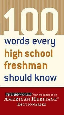 100 words every high school freshman should know
