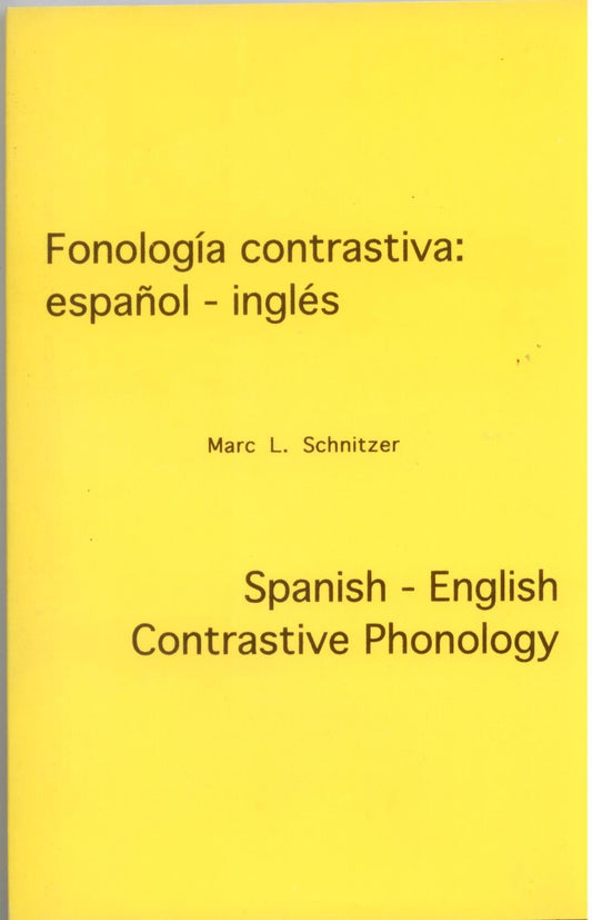 Fonología contrastiva: español - inglés - D'Autores