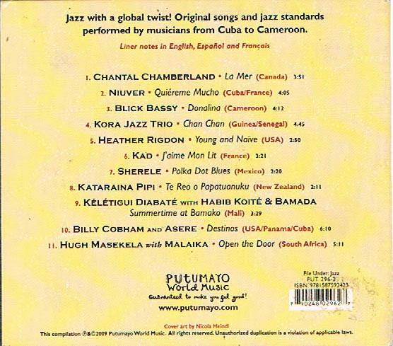 Putumayo Presents: Jazz Around the World CD - D'Autores